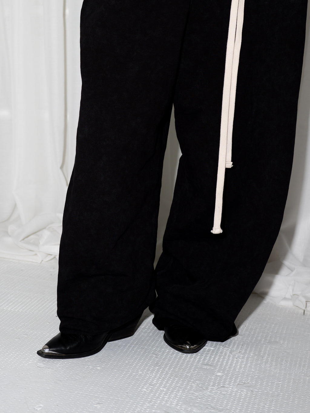 SWEATPANT washed black