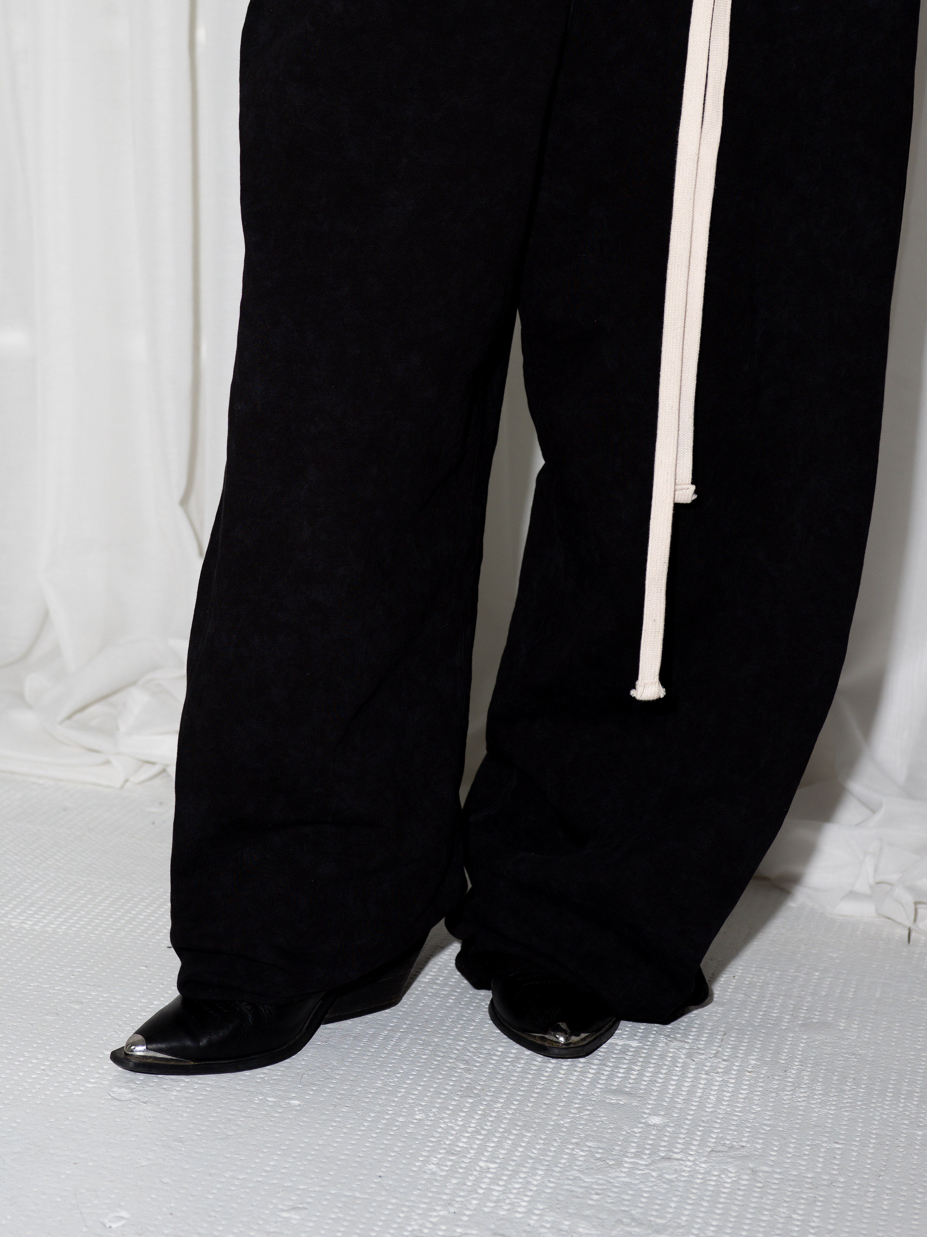 SWEATPANT washed black