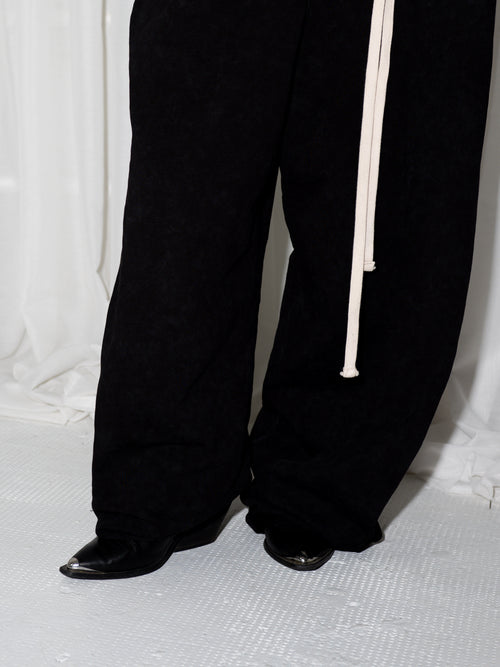 SWEATPANT washed black